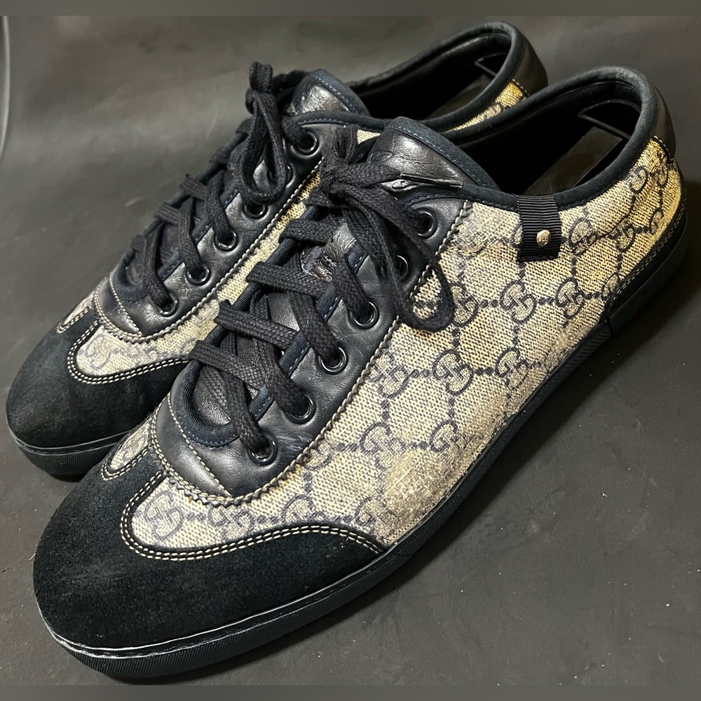 GUCCI SUPREME BLUE SUEDE SNEAKER  | Size 7.5G | 9US